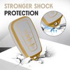 WORCAS Smart 4 Button Key Fob Cover Case Compatible with