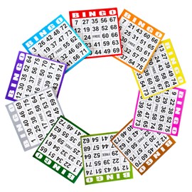SEETOOOGAMES Bingo Paper Game Cards - 1 Card -100 Books of 10 Sheets