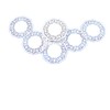 Paper doilies | White with lace pattern | Pack of