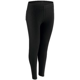 Nur Die Relax & Go Stretch Jeans Look Treggings with Pockets Comfort Waistband Skinny Fit Women, black