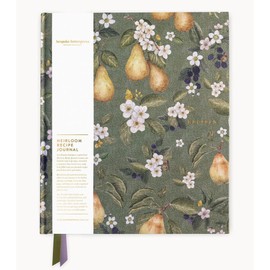 Bespoke Letterpress Heirloom Recipe Book Journal, Pears