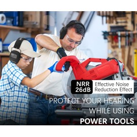 PROHEAR 016 Ear Protection Safety Earmuffs for Shooting, NRR 26dB Noise Reduction Slim Passive Hearing Protector with Low-Profile Earcups, Compact Foldable for Gun Range, Mowing (Patriot)