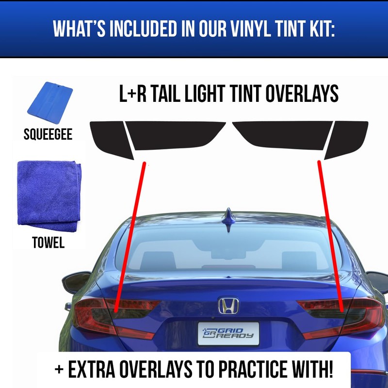Tail light tint compatible with 2018-2022 Honda Accord