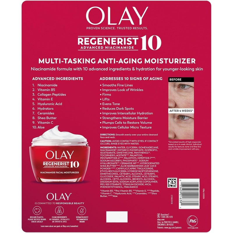 Olay Regenerist 10 Advanced Niacinamide Anti-aging Facial