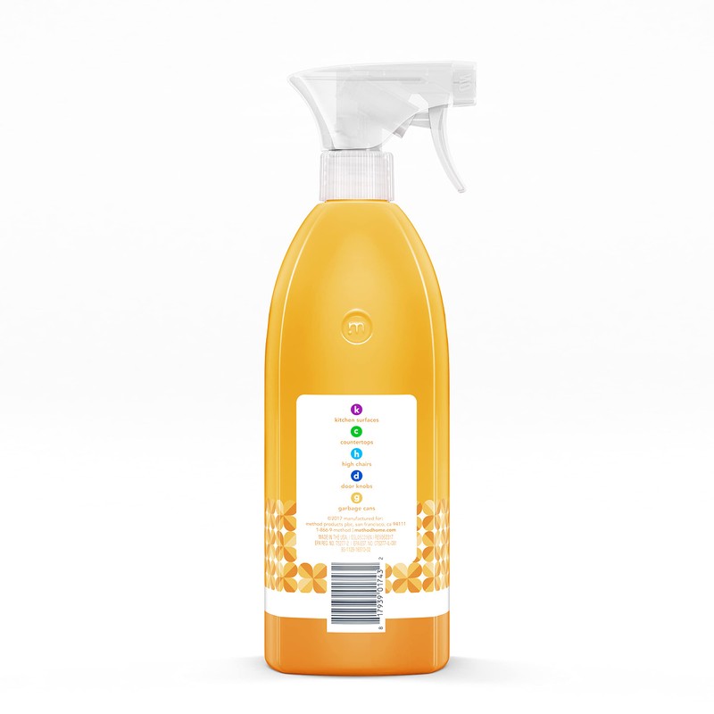 Method Antibacterial All-Purpose Cleaner Spray, Citron, Kills 99.9% of Household