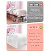 Dorm Bed Skirt for Twin XL - 32'' Drop College