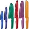 Astercook 6 Piece Color-Coded Kitchen Knife Set, Stainless Steel Chef