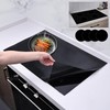 KitchenRaku Induction (Magnetic) Cooktop Protector Mat, Black, 20.4x30.7in