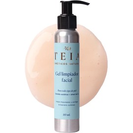 TEIA COSMETICOS Gel Limpiador Facial, Fórmula 99.48% Natural, con Centella Asiática y Árbol de Té, 110 mL