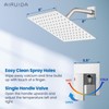 Airuida Shower Faucet Set Bathroom Rain Shower System 8 Inch