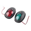 2pcs Waterproof Boat Navigation Light Green Red Marine LED for