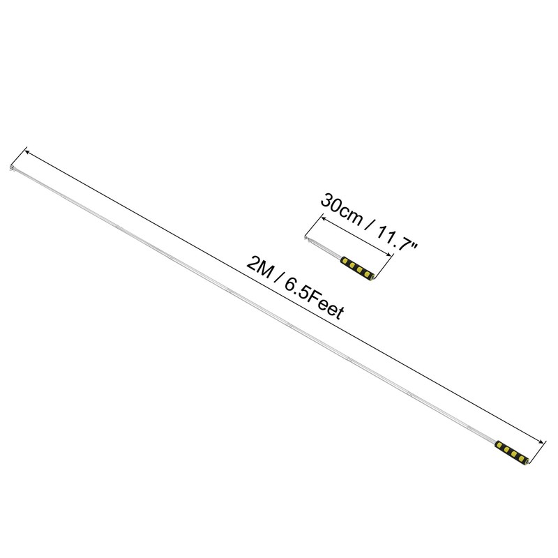PATIKIL 2M/6.5Feet Telescopic Handheld Flagpoles, 1Set Retractable Teachers Pointer Stick