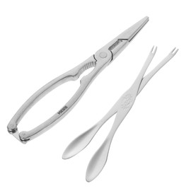 NOLITOY 3pcs Seafood Eating Tools Set Crab Opening Clamps Picks Lightweight and Portable Convenient for Zinc Alloy Design for Easy Operation