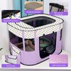 MeYuxg Foldable Dog Fences, Puppy Playpen, Portable Playpen for Puppies,