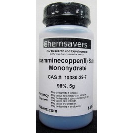 Tetraamminecopper(II) Sulfate Monohydrate, 98%, 5g