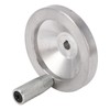 Hand Wheel Crank Handwheel Aluminum Alloy 0‑1mm Scale 80mm Diameter