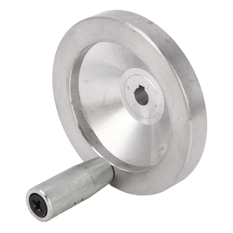 Hand Wheel Crank Handwheel Aluminum Alloy 0‑1mm Scale 80mm Diameter