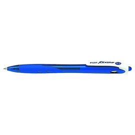 Pilot Rexgrip Ballpoint Pen - 0.7 mm - Blue Body - Blue Ink