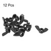 sourcing map Pack of 12 M8 Wing Nuts Nylon Butterfly