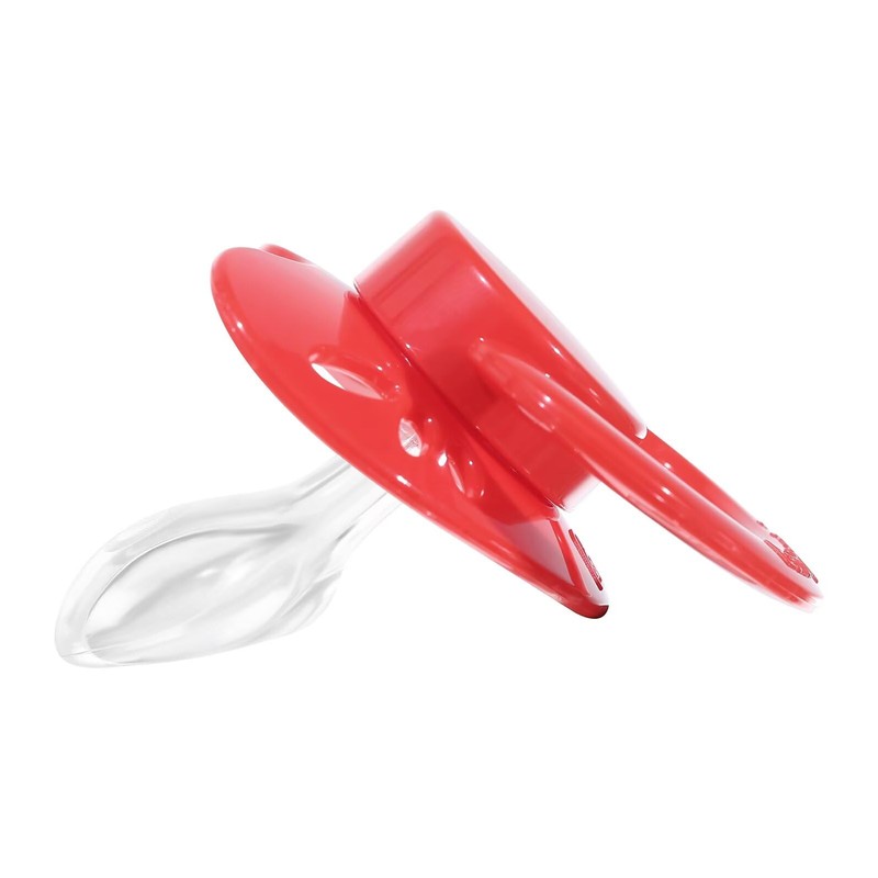 Landofgenie Adult Size Dummy Large Teat Shield Dummy Red