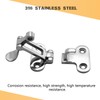 DIALESHU Boat Anti-Rattle Latches Marine 316 Stainless Steel, Lockable Hold