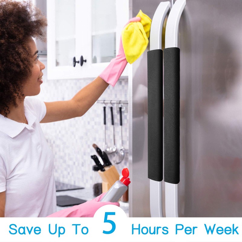 Miss.Silk Refrigerator Door Handle Covers, Set of 5, Keep Your