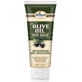 Difeel Mascarilla Capilar de Aceite de Oliva Extra Virgen 8 oz. - Tratamiento capilar acondicionador profundo de aceite de oliva