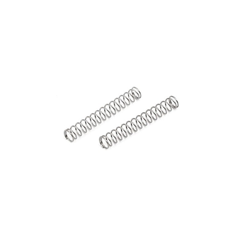 sourcingmap Compression Spring,304 Stainless Steel,3mm OD,0.3mm Wire Size,20mm Free Length,Silver