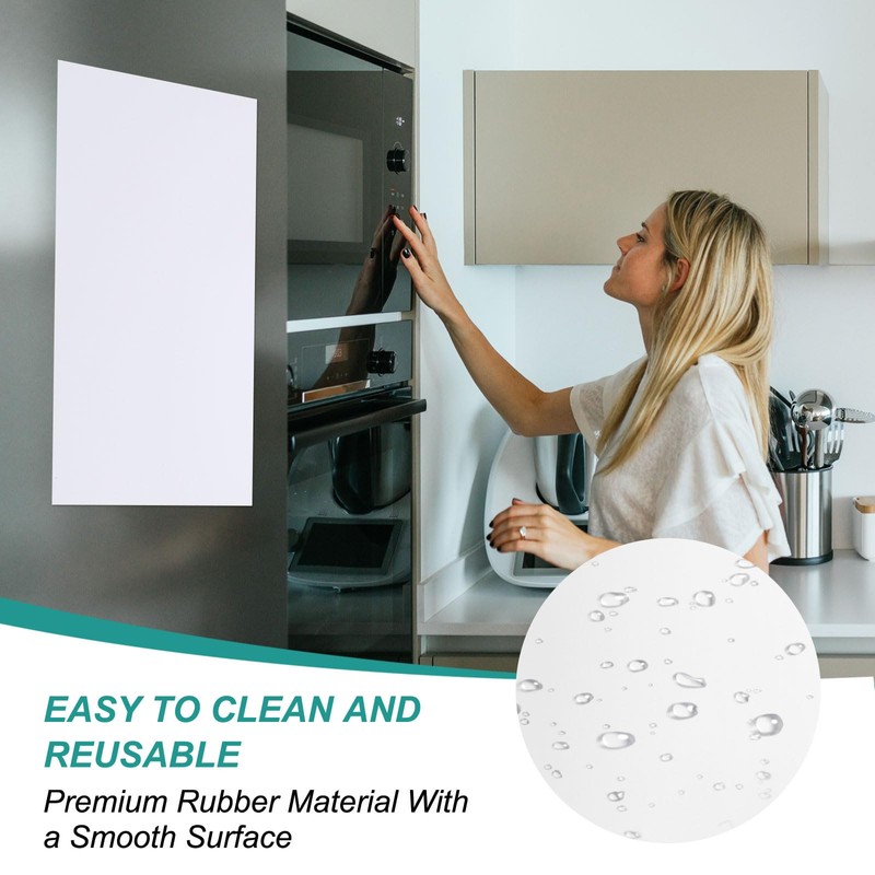 PATIKIL Magnetic Refrigerator Whiteboard Sheets Set of 6 12 x