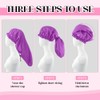 Abeillo 2 gorros de ducha extralargos para mujer, gorros de