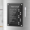 NiHome Magnetic Acrylic to Do List Planning Board with Sliders