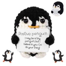 Yistoi Positive Gifts, Positive Penguin, Penguin Toy, Positive Encouragement, Long Term Companion, Farewell Gifts, Birthday Gifts, Valentine's Day Gifts