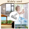 Girihe 6 Pcs Sash Jammers for UPVC Doors, Window Lock