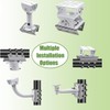 Universal Wall Mounting Bracket, Security Camera Mount, Vertical Pole Mount,