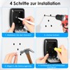 Key Safe with Number Code, Professional 12 Digit Key Safe