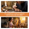 2 Lino Cutting Tools, Linoleum Cutter Wood Handle Kit