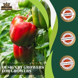 Soil King Big Rootz Organic Soil - CDFA & EnvirOganic Certified. All-Purpose Potting, pH Adjusted for Maximum Nutrient Uptake & Root Growth, Indoor & Outdoor Plants, 40 lb. Bag