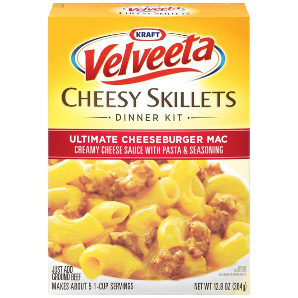 Velveeta Cheesy Skillets, Ultimate Cheeseburger, 12.8 oz