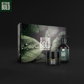 BETTER BE BOLD Gift box for happy baldness "Vin Diesel", matting baldness cream (0-3 mm) and nourishing baldness shampoo (0-6 mm), premium care for baldness wearers