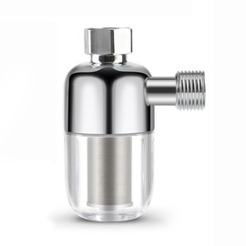HASTHIP® Filtro de Agua de Grifo Acero Inoxidable y Prefiltro para Calentador, Filtro Agua para Grifos 1/2'', Precisión 50 Micras, Capacidad 120 L por
