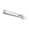 BAUNA Jesus Fish Tie Bar Ichthus Tie Clip First Communion