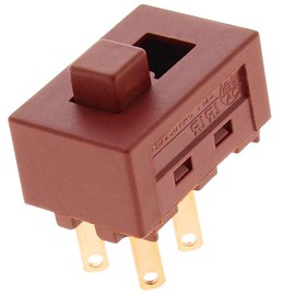 Easyricambi - 2 Position 0-I Switch for Cooker Hood - 4 Contacts Compatible with Various Kitchen Models Such as Faber AEG Candy Elica Including Tilly and Vega - Dimensions 1.5 x 2.3