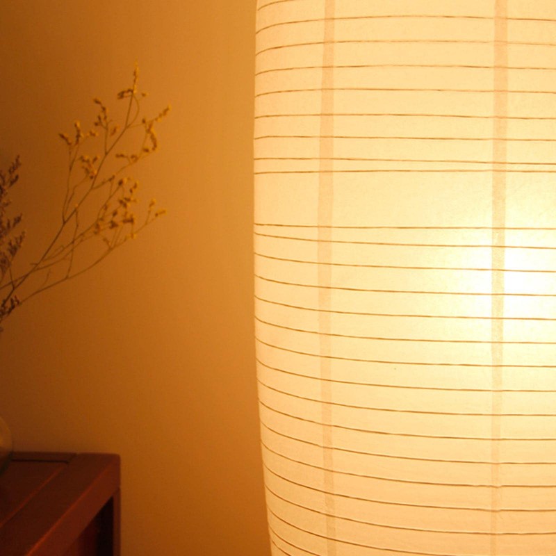 Fenteer Rice Paper Floor Lamp Shade Simple Floor Lampshade Foldable