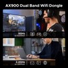 UGREEN 2-in-1 USB Bluetooth WiFi 6 Adapter for Desktop PC,