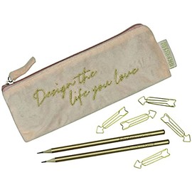 Papierdrachen Velvet Pencil Case, Powder, pencil case