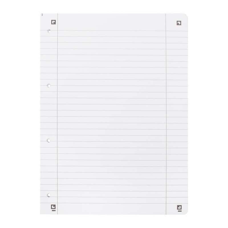 Oxford Touch Notepad A4 Lined with Double Margin 80 Sheets