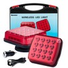 Markstor Wireless LED Road Flares for Emergency,Rechargeable Safety Flashing Lights