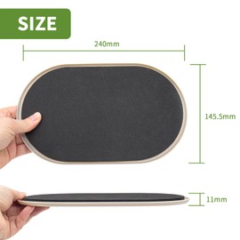COVERCORNER Furniture Sliders for Carpet 4 PCS - 9 1/2 inch Furniture Moving Slider Chair Legs Floors Protectors– Move Your Furniture Easy & Safely (for Carpet)