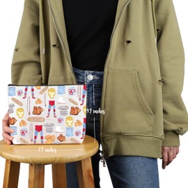 PYOUL Comedy Movie Inspired Gift My Life is Good Really Good Makeup Bag Mexican Westler Cosmetic Bag Movie Merch (Good Really Good Bag)