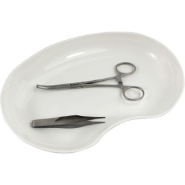 Kidney Kidney Bowl by Medi-Inn Plastic Various Amounts and Colors - White, 5 Piece